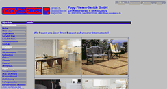 Desktop Screenshot of fliesen-popp.de